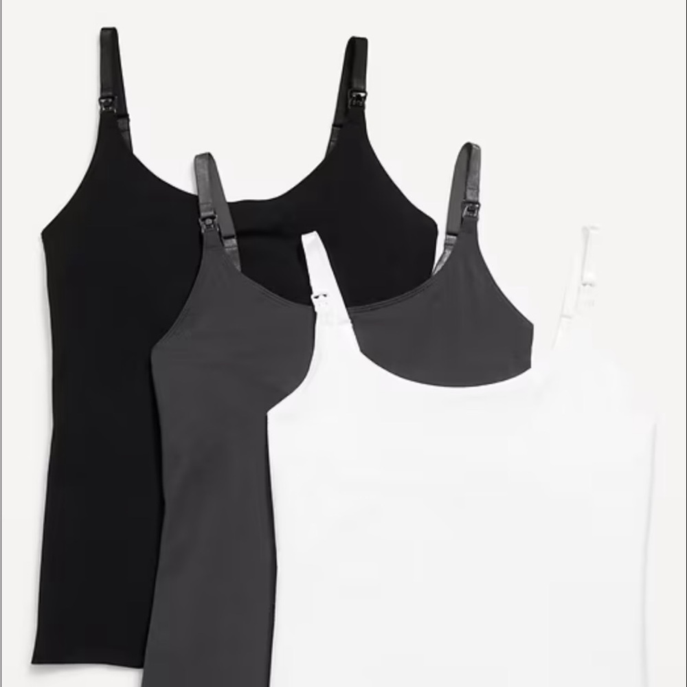 Old Navy Nursing Camis (3 pack) size large
